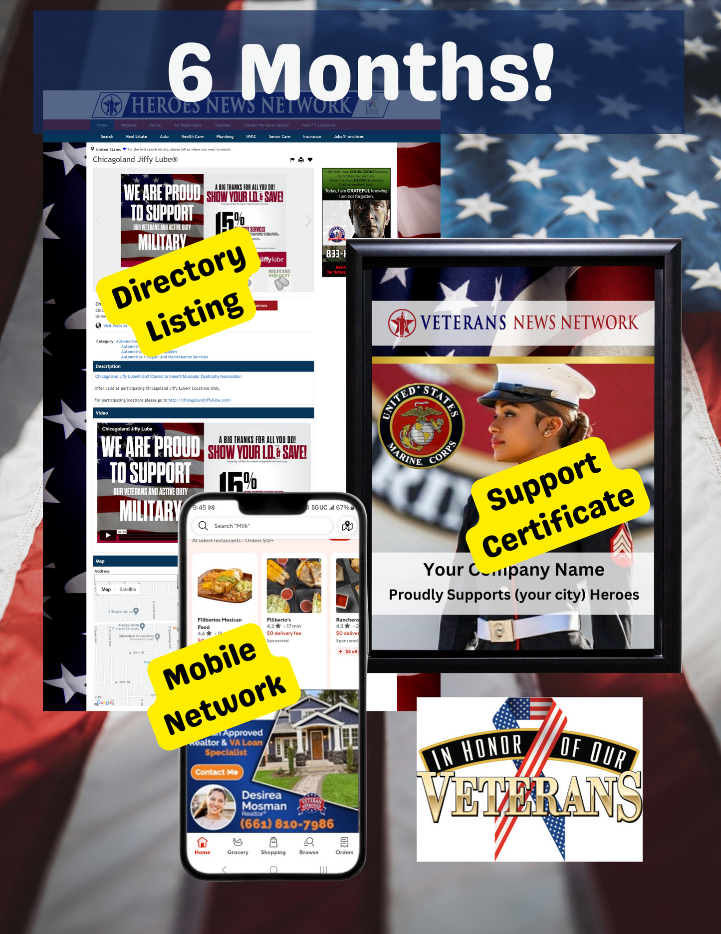 6 Month Veteran Success Heroes Choice Plan