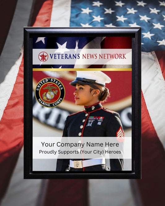 Personalized Framed Support Certificate